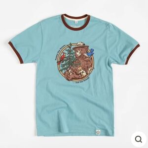 Smokey's Friends Unisex Short Sleeve Ringer Tee